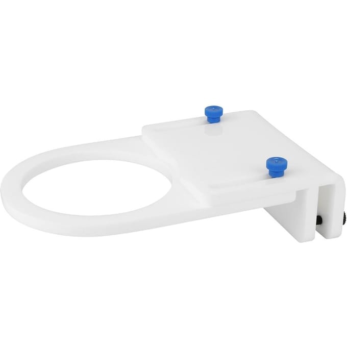 Support de sac filtrant rétractable en acrylique blanc pour aquarium white