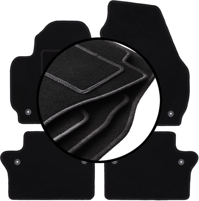 Complete set veloursmatten voor: Volvo S80 II sedan (2010-2017)