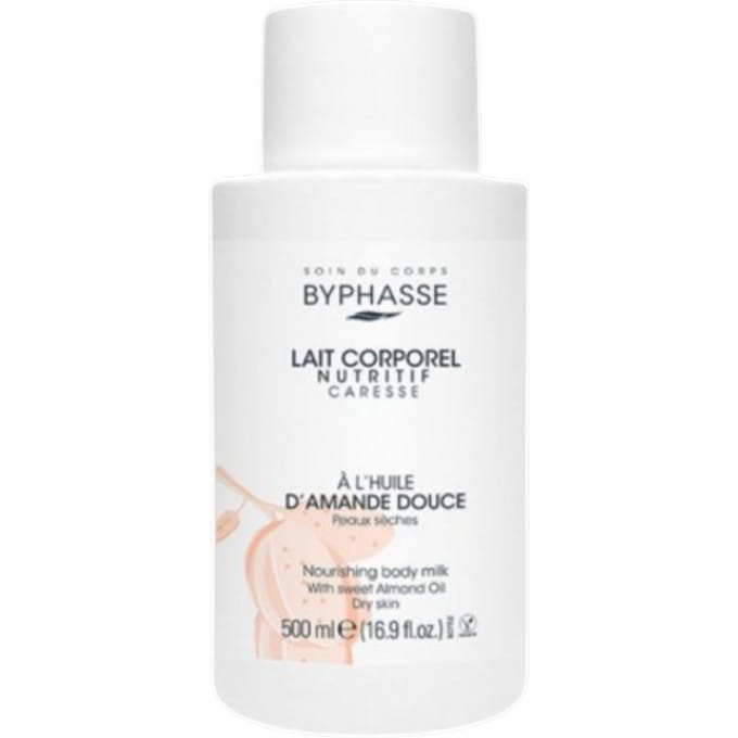 Byphasse Nourishing Body Milk with Sweet Almond Oil – 500ml