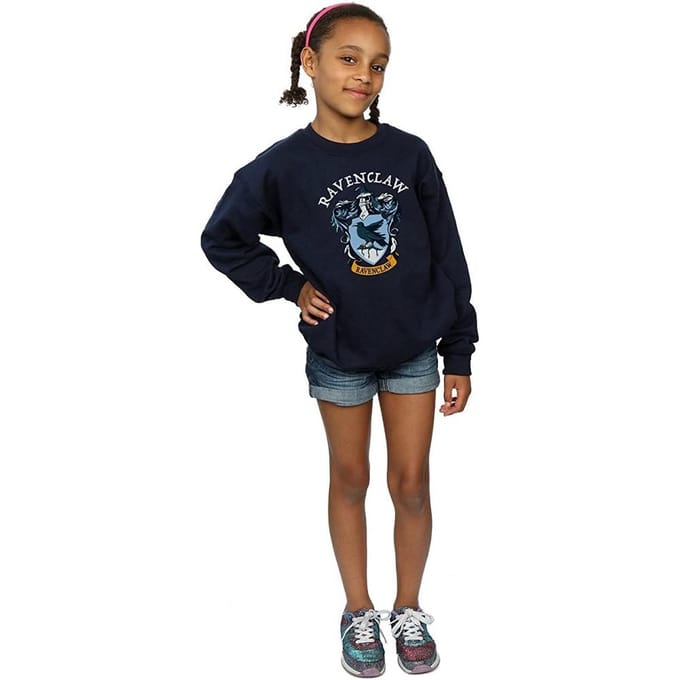 Harry Potter Meisjes Ravenclaw Sweatshirt (Wit)