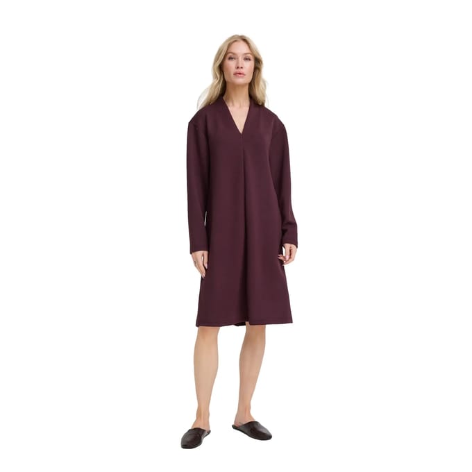 b.young - BYPUSTI VNECK LS DRESS - Dames - Mini jurken