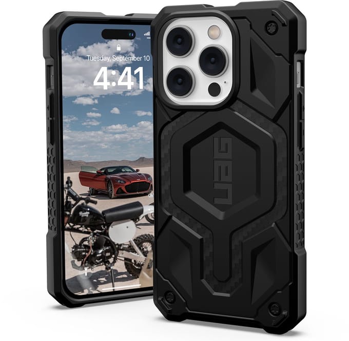 UAG - Monarch Pro Mag Hoesje iPhone 14 Pro | carbon zwart