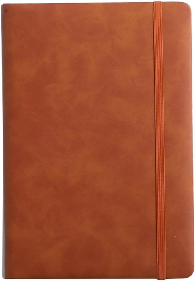 Kladblok Notebook - Zakelijk Kantoor - Dagelijkse Opname - Draagbaar Reisformaat - 213-145 cm - Argento