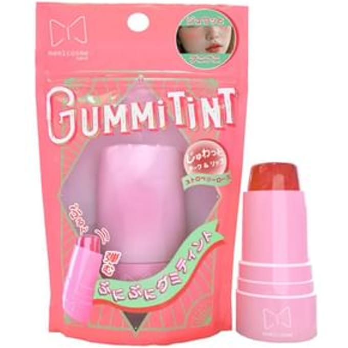2WAY WORLD - Mamicosme Gummi Tint Blush & Lip Color 04 Strawberry Rose