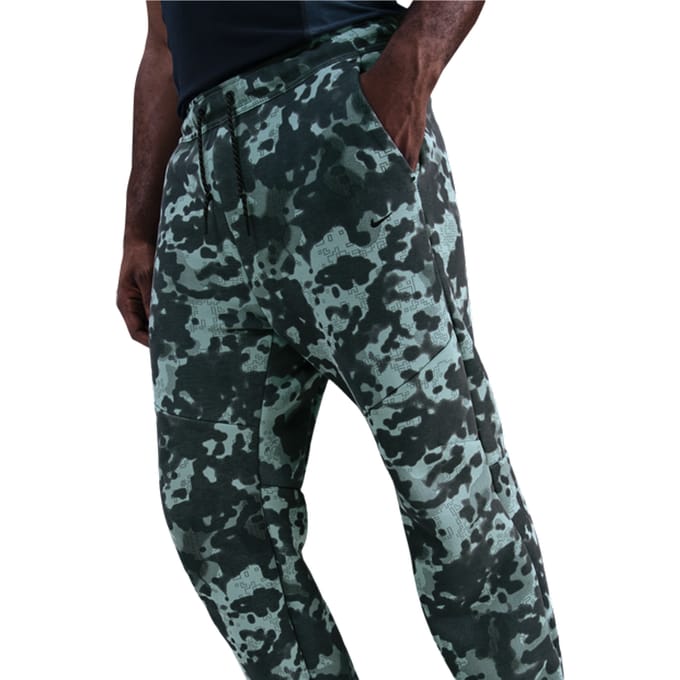 Nike Tech Fleece Broeken Heren - Groen - Maat M