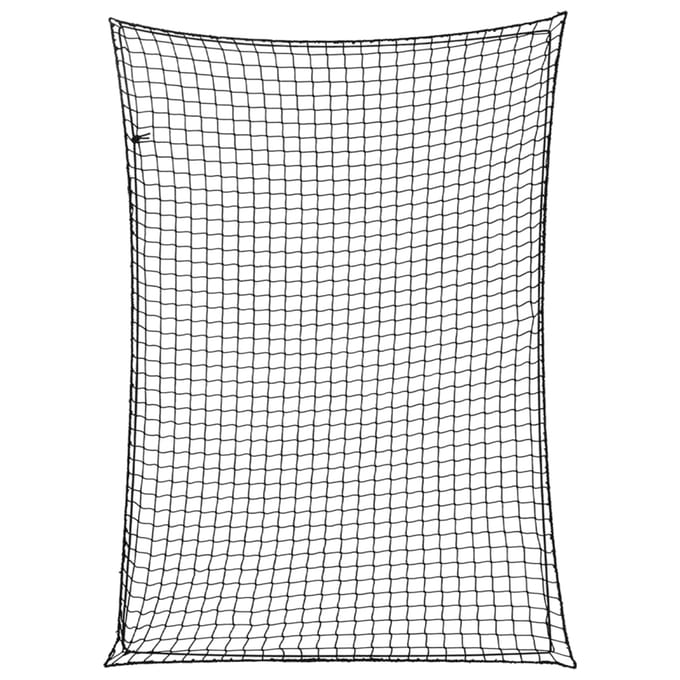 vidaXL - Aanhangwagennet - elastisch - touw - 3,5x2,5 - m - polypropeen - zwart