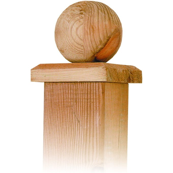 Intergard Paalornament bol, geimpregneerd grenen 81mm
