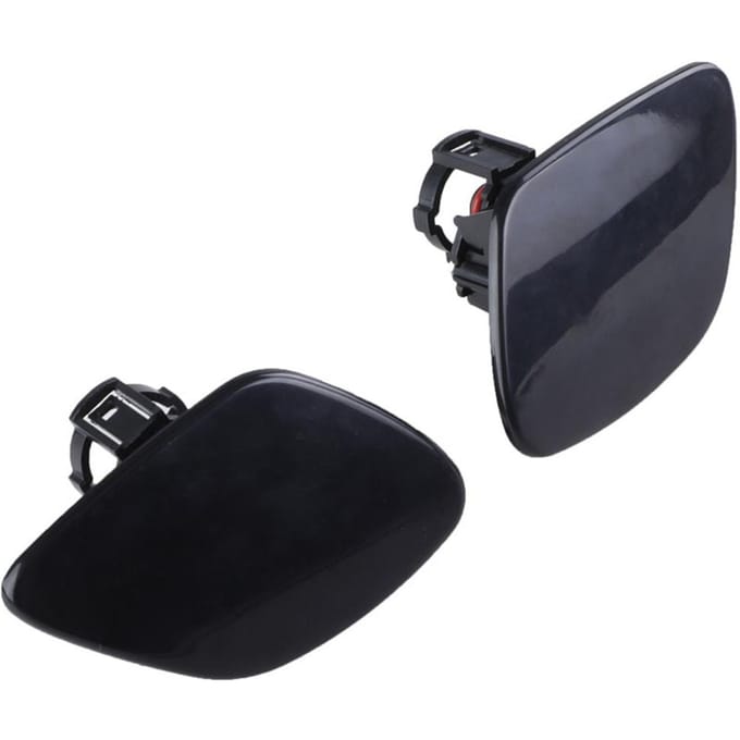 2 Stuks Koplamp Cleaning Cap Voor Lexus RX330 2004-2006 RX350 2007-2009 85382-48010 black