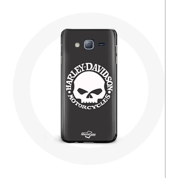 Coque pour Samsung Galaxy J7 2016 Harley Davidson Motors Tete de mort