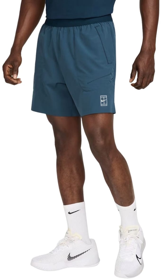 Nike Court Dri-Fit Advantage 6in Shorts Heren-Donkerblauw,Wit