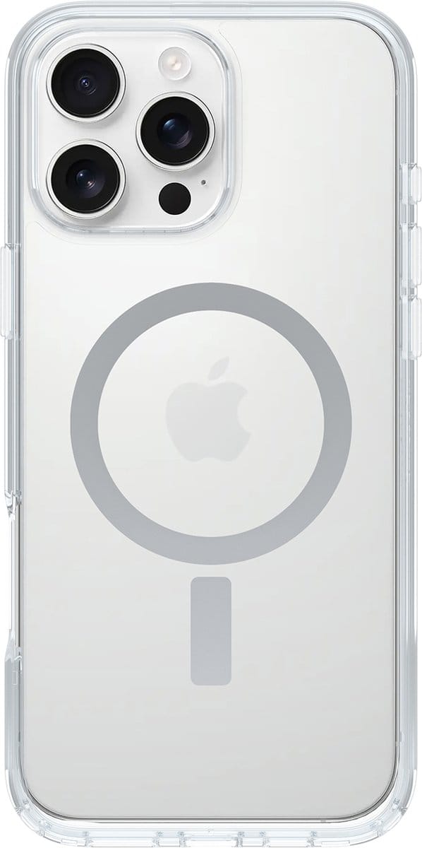 Zolveisa Hoesje geschikt voor iPhone 16 pro max met magsafe Transparent otterbox hard cover