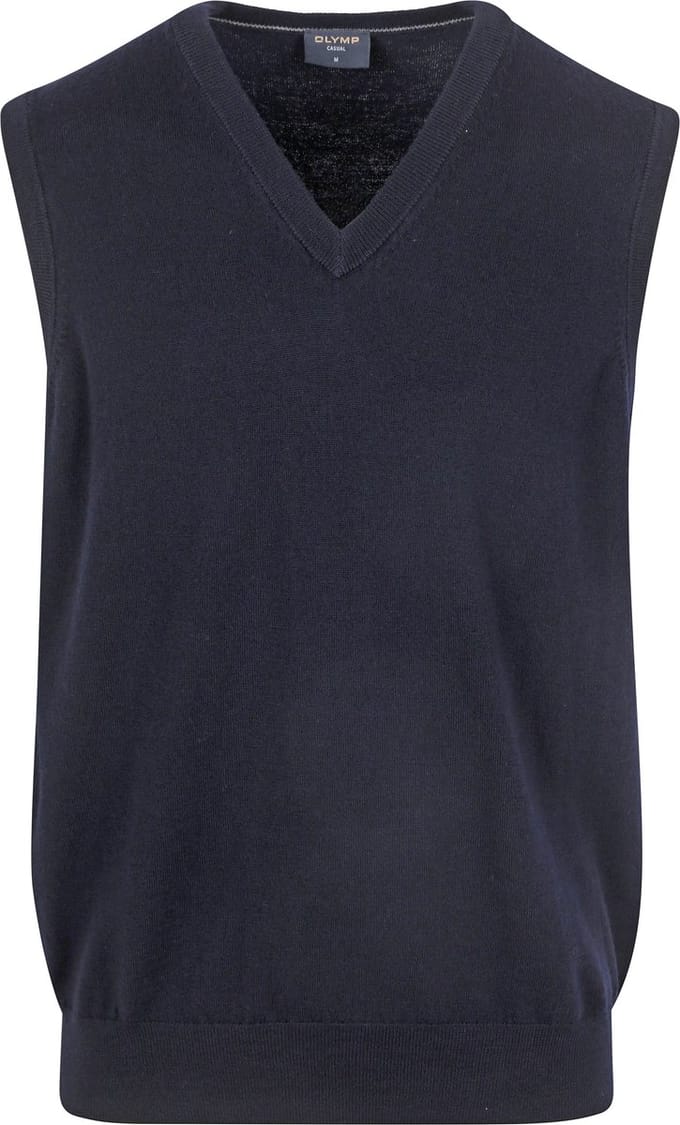 Olymp Spencer Wol Navy - Maat M - Heren