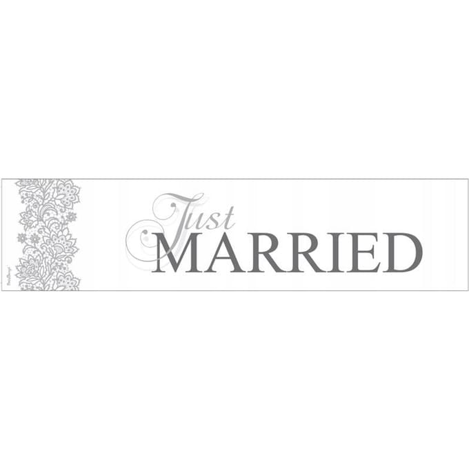 Nummer plaat - Just Married
