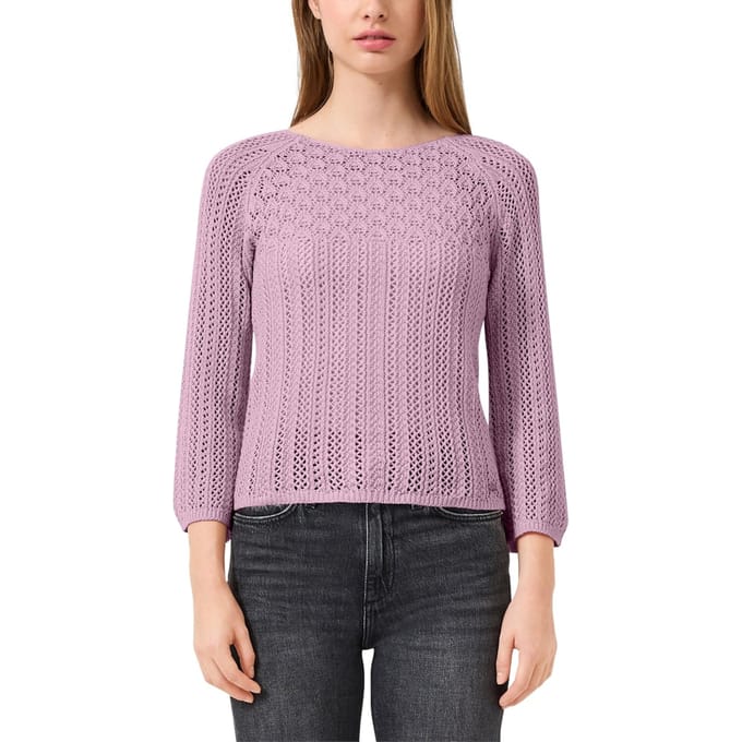 s.Oliver -qs Pullover Pink Maat: M | Sweaters Outlet | Dames | Roze