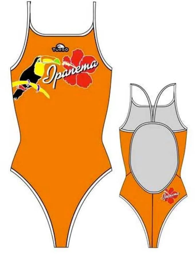 Turbo New Ipannema Zwemkleding Oranje M Vrouw