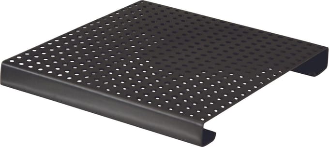 Onderzetter 20xH2cm vierkant zwart Metro