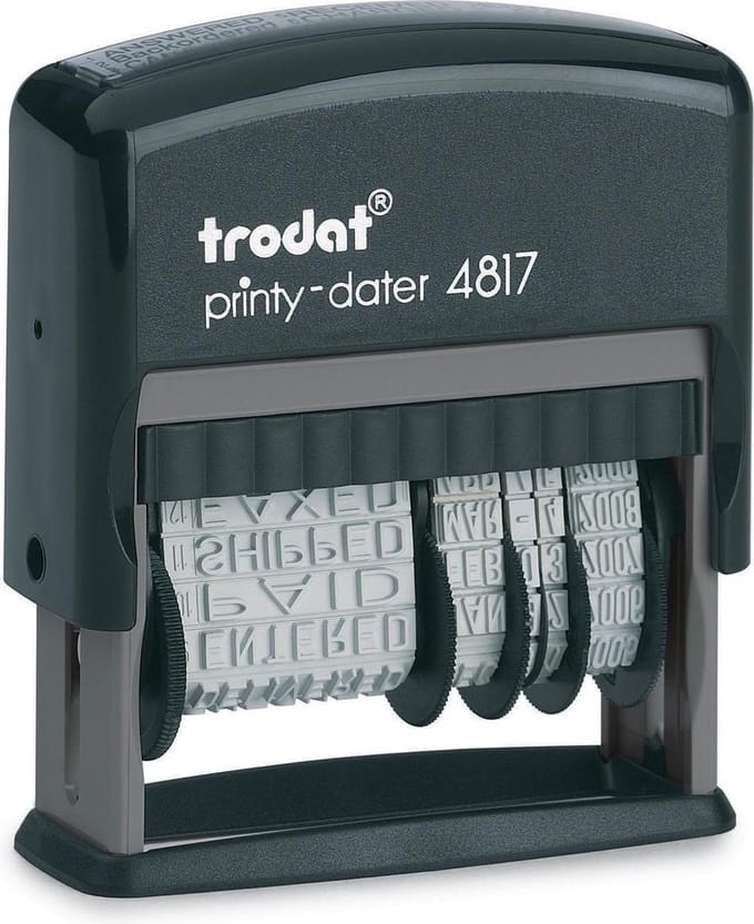 DATUMSTEMPEL+TEKST PRINTY 3,8M