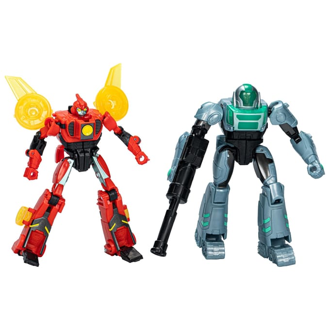 Transformers Earthspark Cyber Combiner Terran Twitch & Robby Malto - Actiefiguur
