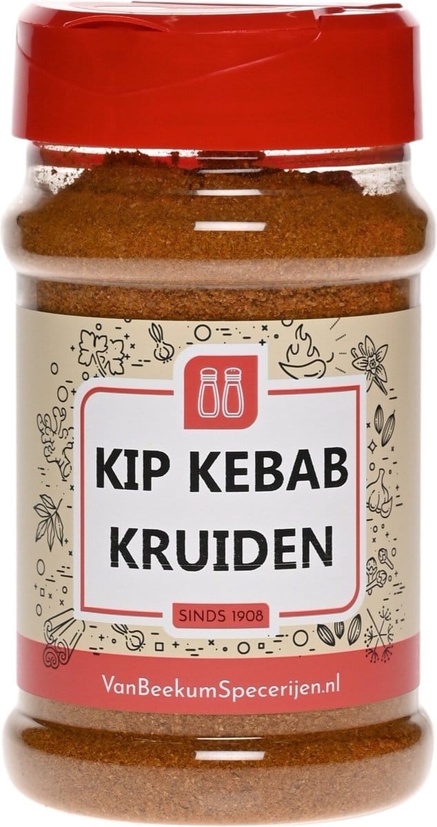 Van Beekum Specerijen - Kip Kebab Kruiden - Strooibus 150 Gram