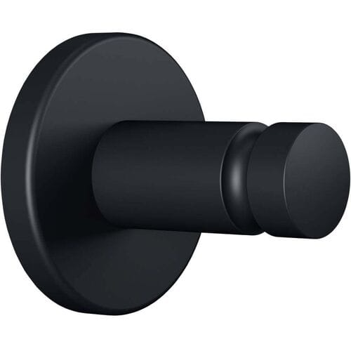 Tesa Moon - Handdoekhouder - Zwart - Zelfklevend - Mat