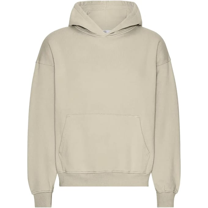 Oversized sweatshirt met capuchon Colorful Standard Organic Oyster Grey