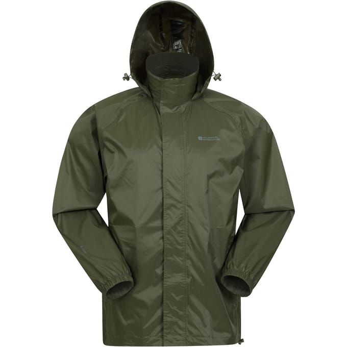 Mountain Warehouse Heren Pakka II Waterdichte Jas (Groen)