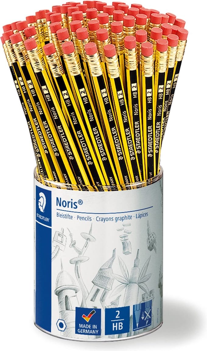 Staedtler Bekerpotlood Noris punt 72st. 100% PEFC