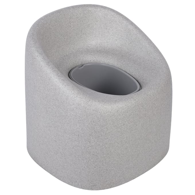 EPP Toiletstoel Bedside Commode Stoel Multifunctionele Douchestoel met Stevige Emmer voor Ouderen gray