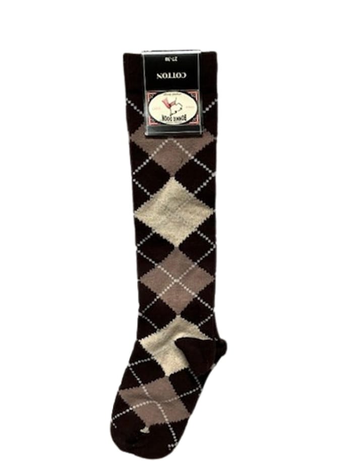 Bonnie Doon kniekousen 27/30 dark brown