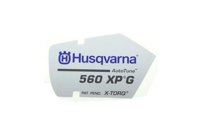 Husqvarna 560xpg starterkap sticker