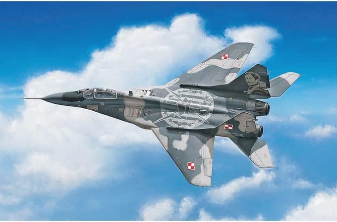MIG 29A Fulcrum Model in Schaal 1:72 - Gedetailleerd Modelbouwpakket