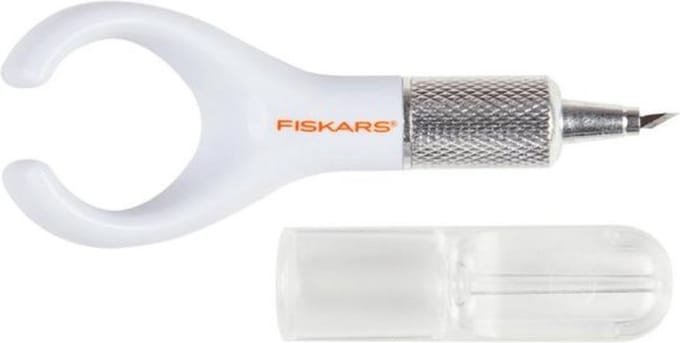 Fiskars Fingertip Draaimes - Wit - 27,8 x 7 x 2,40cm
