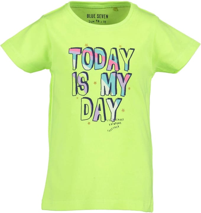 Blue Seven - Meisjes - Groen t-shirt - maat 110