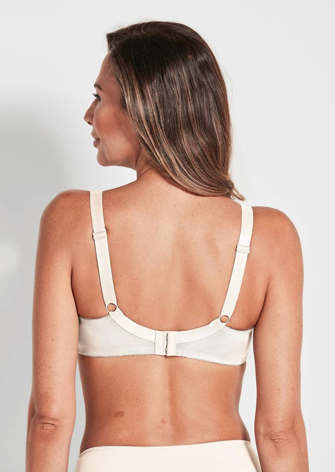 Beha zonder beugel met kant - gebroken wit - Gr. 80 E van Goldner Fashion