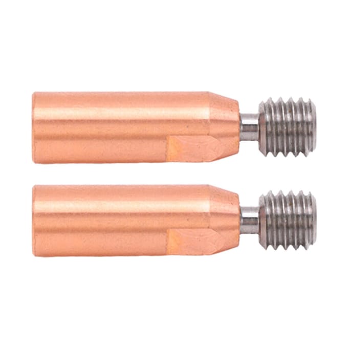 2 stuks 3D Printer Keel Nozzle Ti Legering Koper Bimetaal voor Ender 3 3 V2 3 Pro Hotend 1.75mm Boring beige