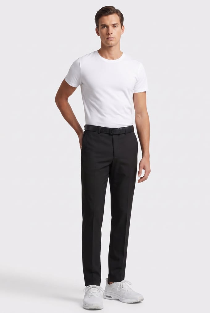 ARKET Eldar Hopsack Suit Trouser Black Taglia: 52 Short | Pantaloni Outlet | Uomo | Nero