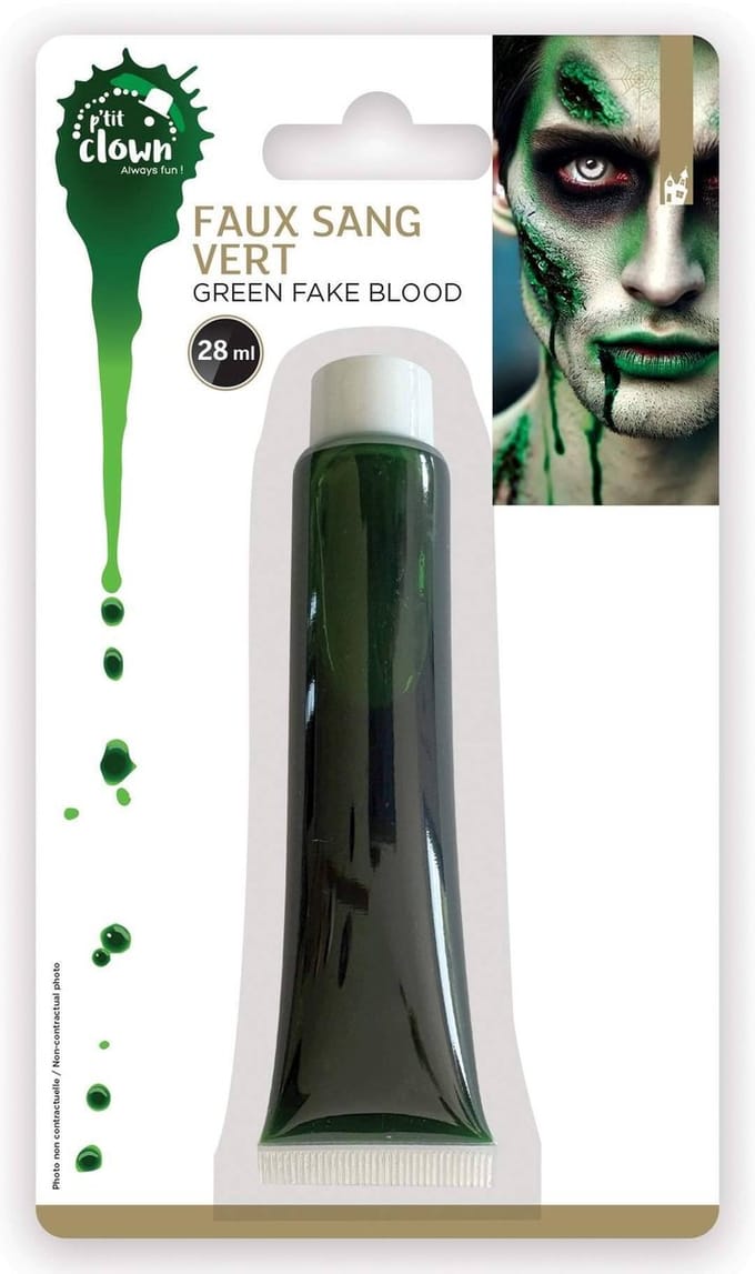 PTIT CLOWN - 28 ml tube groen nepbloed