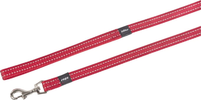 Rogz Utility Lange Lijn Rood - Hondenriem - 180x1.6 cm