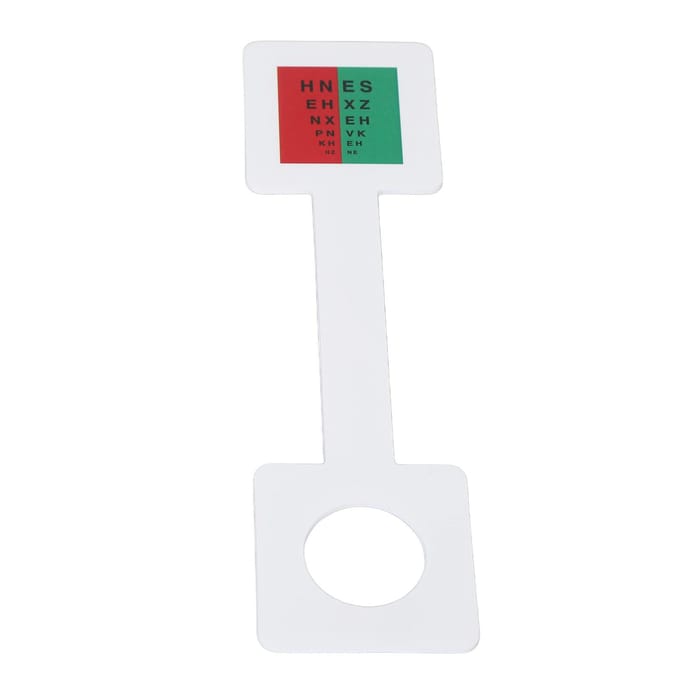 Controleer Vision Tester Dikke Matte Laminering Waterdichte Vision Tester Tool voor Vrouwen Mannen white