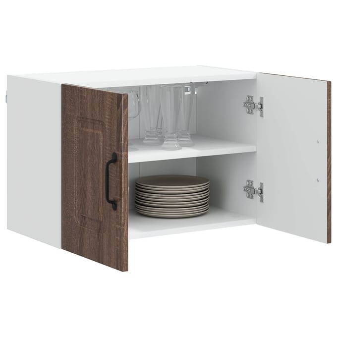vidaXL - Vaatwasserpaneel - Kalmar - Bruin - Eiken - 60 - x - 31 - x - 40 - cm