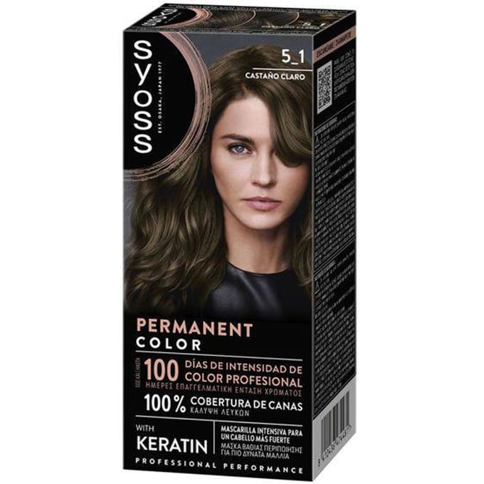 PERMANENT COLOR #5.1-Castaño Claro 1 u
