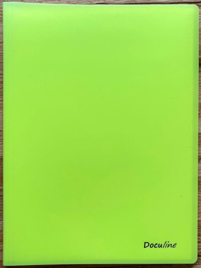 Bronyl - showalbum A4 - fluo kleuren - 20 tassen - 1 stuk