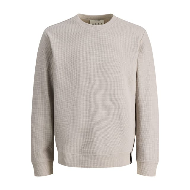 JACK & JONES - JCOFUSION WAFFLE BRAND SWEAT CREW NECK Heren Trui