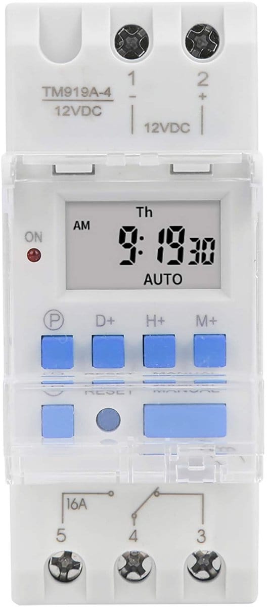 Dailygoods - Wekelijkse Timerschakelaar met LCD Scherm en Countdown-Functie