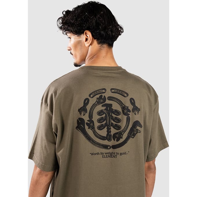 Element Iron Works T-Shirt groen