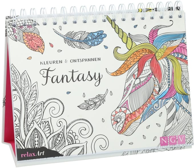 Fantasy kleuren en ontspannen - Kleurboek