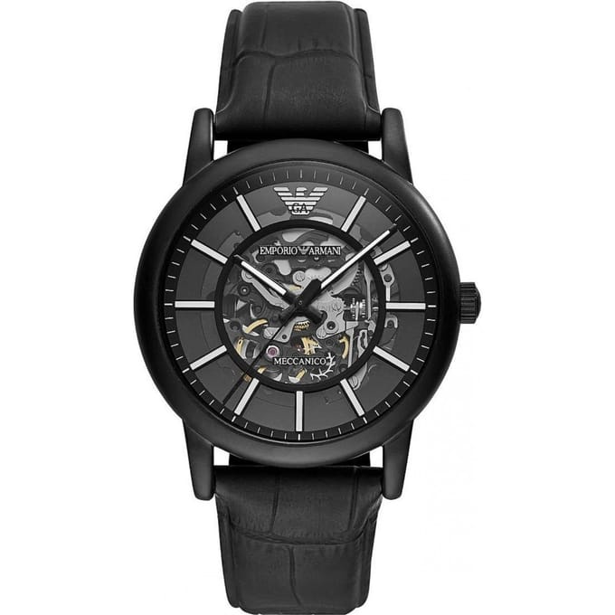 Emporio Armani Horloge AR60008 Zwart