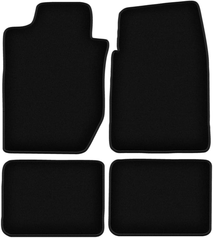 BASIC zwarte veloursmatten voor: Dodge Durango I SUV (1997-2003)