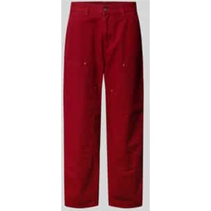 Straight jeans met siernaden