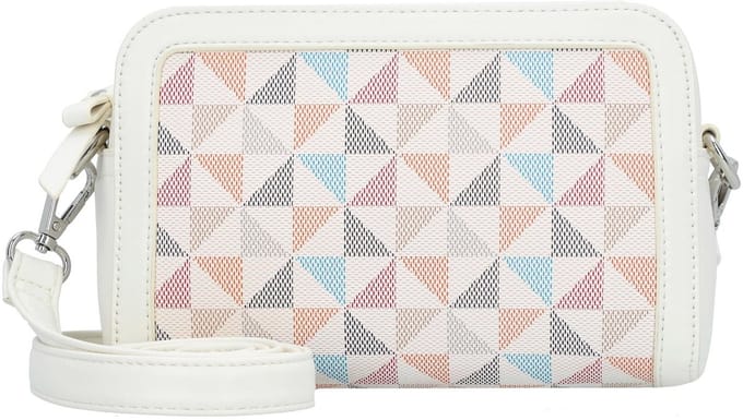 Gabor Schoudertas Meria Camera Bag Printed Rose Crème